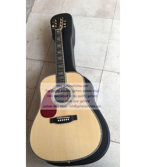 Custom Left-handed Martin D 45 SS Factory Price Natural Guitar